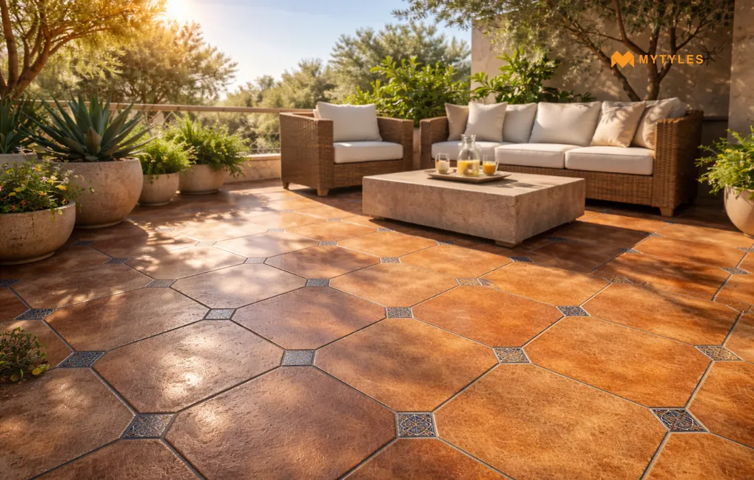 Brown Terrace Tile